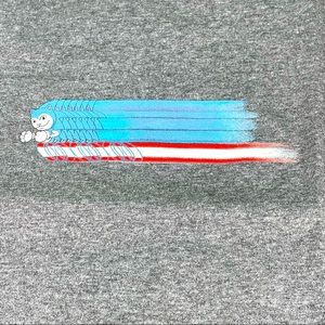 RipNDip Grey Sonic the Hedgehog Mens Small T-Shirt 2 Sided Graphic